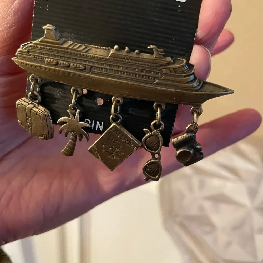 Partners Vintage Cruise Line Pin